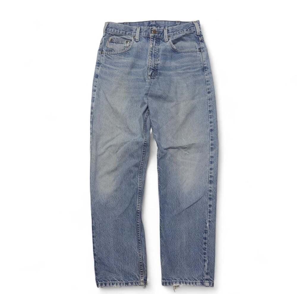 Carhartt Denim Jeans Size 32x30 Blue Relaxed Fit